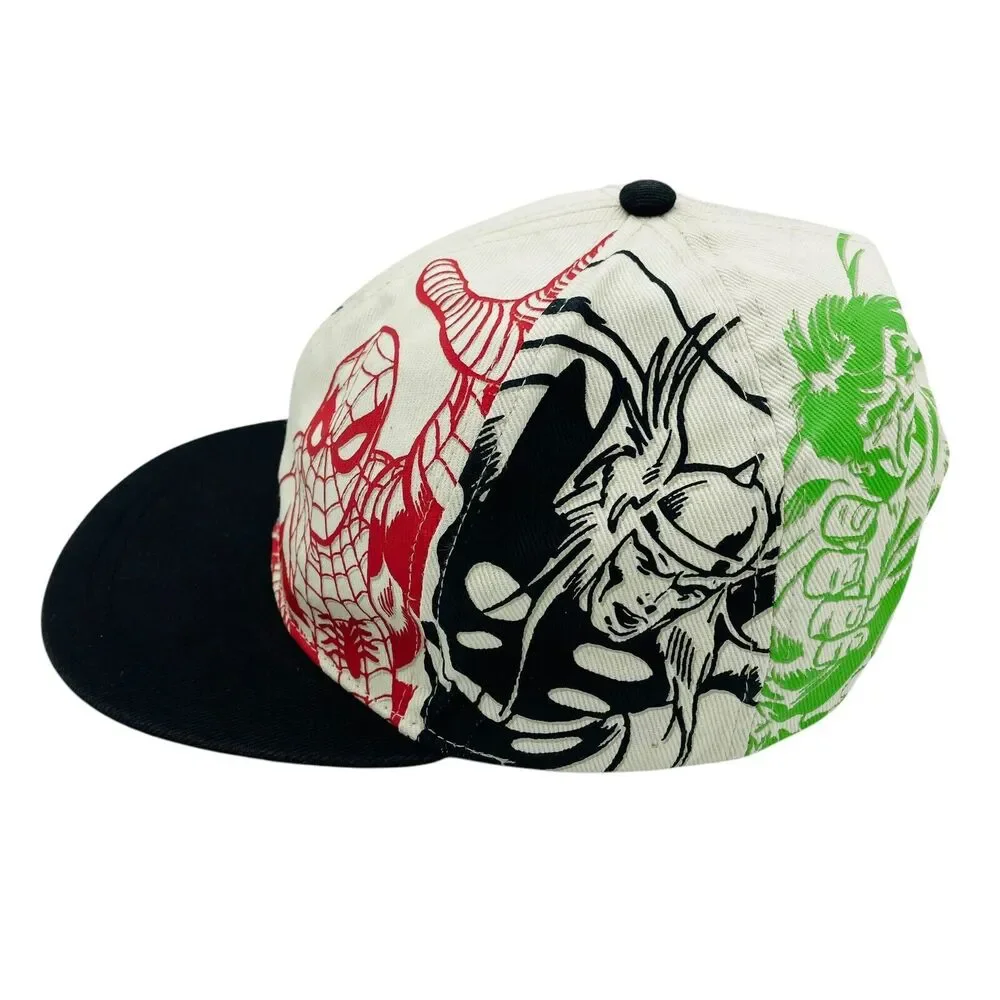 Marvel Legend Disney Parks Hulk Spider-Man Snapback Cap Adjustable Youth Hat